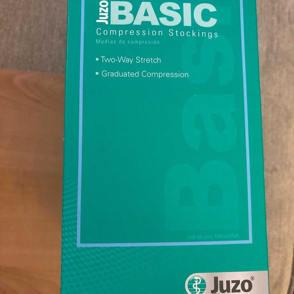 JUZO Basic 20-30 mmHg Compression knee high  - beige, Open toe